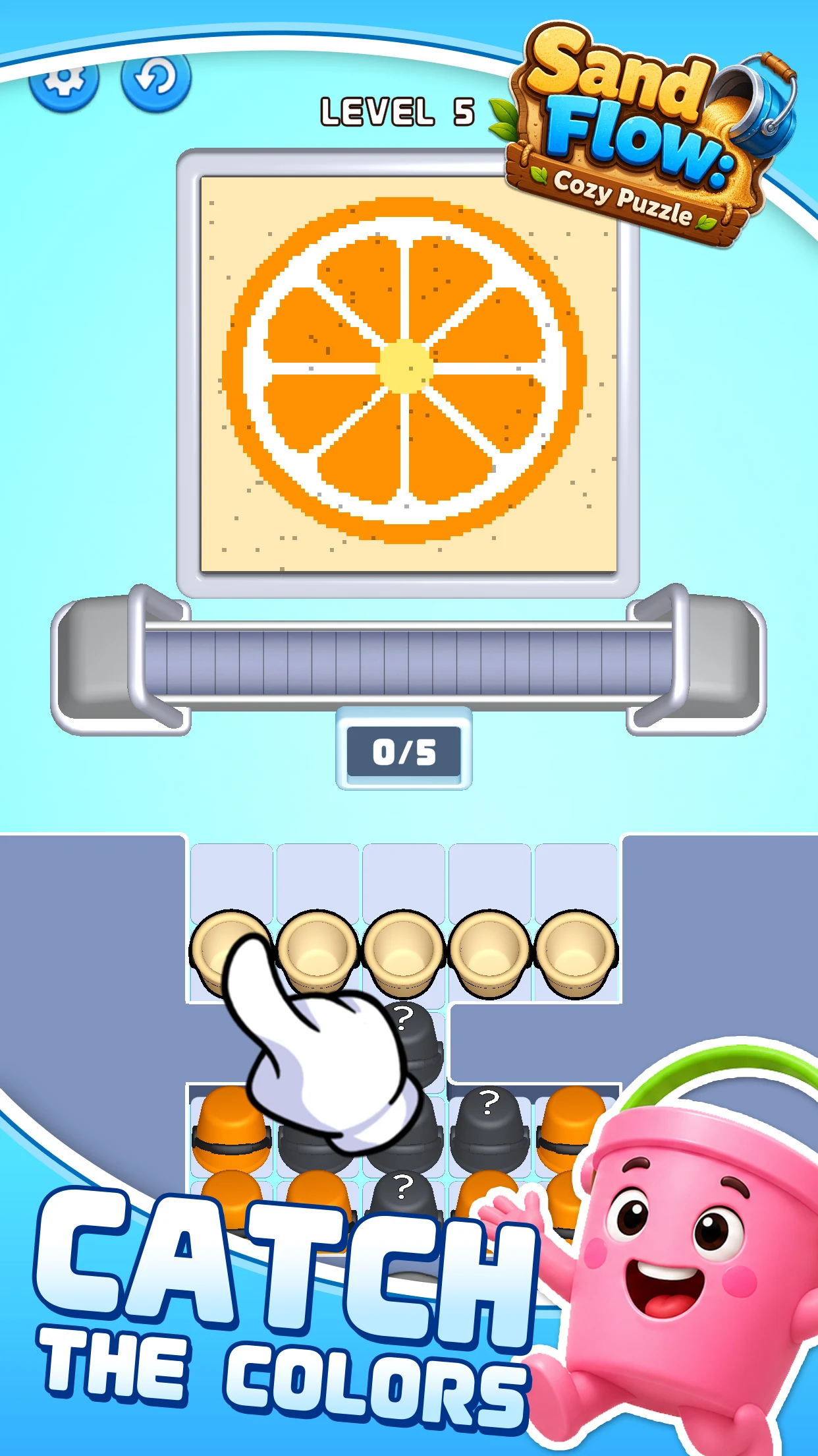 Sand Flow Homescreen Puzzle screenshot
