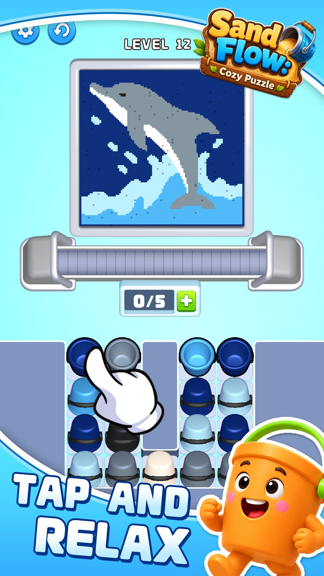 Sand Flow Homescreen Puzzle screenshot